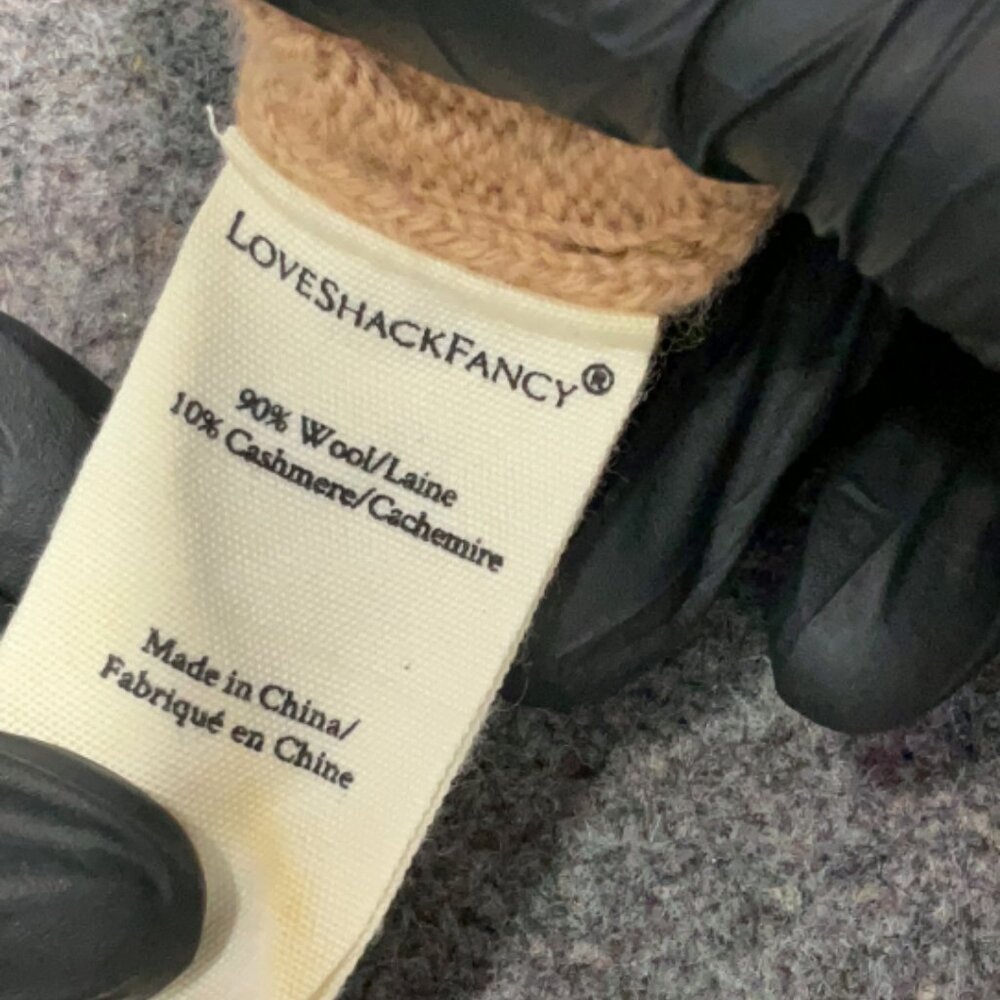 Loveshackfancy Wool Cashmere Cropped Sweater Ligh… - image 7